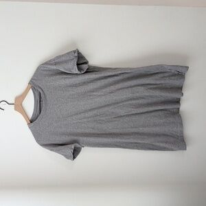 Gray T-Shirt Dress Time And Tru